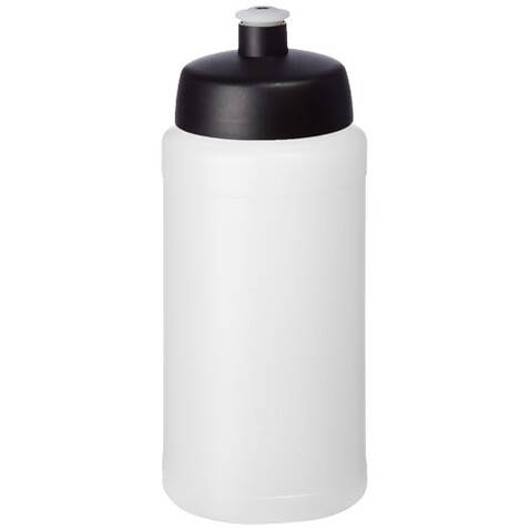Baseline® Plus 500 ml Flasche mit Sportdeckel, transparent, schwarz bedrucken, Art.-Nr. 21068815 Baseline® Plus 500 ml Flasche mit Sportdeckel, transparent, schwarz bedrucken, Art.-Nr. 21068815