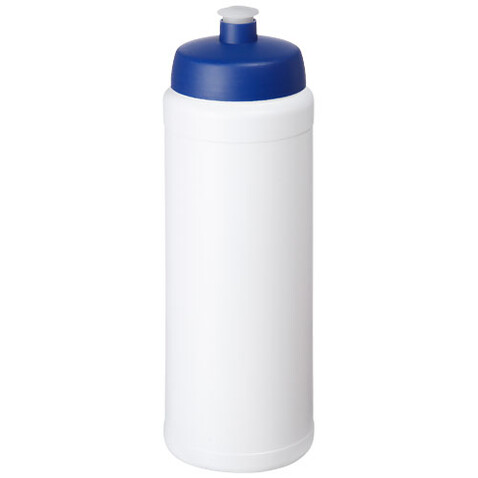 Baseline® Plus grip 750 ml Sportflasche mit Sportdeckel, weiss, blau bedrucken, Art.-Nr. 21068902 Baseline® Plus grip 750 ml Sportflasche mit Sportdeckel, weiss, blau bedrucken, Art.-Nr. 21068902