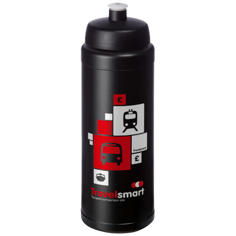 Baseline® Plus grip 750 ml Sportflasche mit Sportdeckel, schwarz bedrucken, Art.-Nr. 21068911 Baseline® Plus grip 750 ml Sportflasche mit Sportdeckel, schwarz bedrucken, Art.-Nr. 21068911