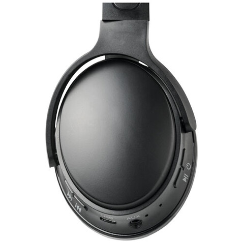 Blaze Kopfhörer mit aufleuchtendem Logo, schwarz bedrucken, Art.-Nr. 12400600
