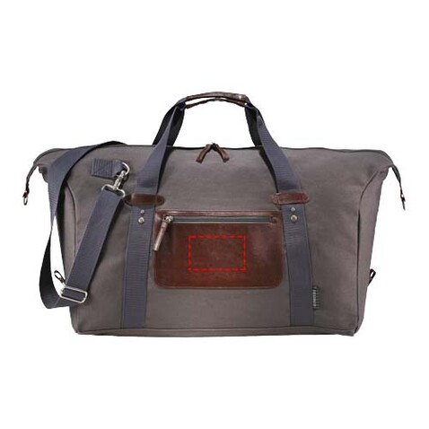 Klassische Reisetasche 37L, braun bedrucken, Art.-Nr. 12012800