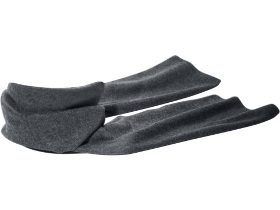 Fleece-Schal aus Polyester-Fleece Maddison – Grau bedrucken, Art.-Nr. 003999999_1743