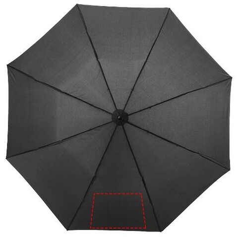 Oho 20&quot; Kompaktregenschirm, schwarz bedrucken, Art.-Nr. 19547886