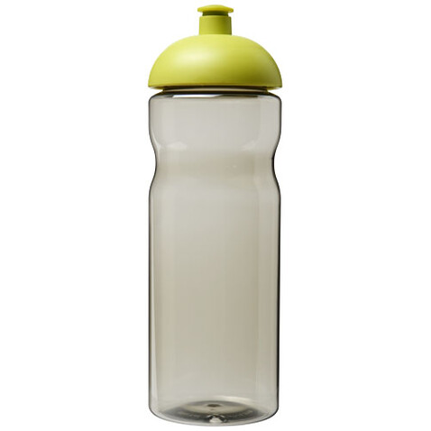 H2O Active® Eco Base 650 ml Sportflasche mit Stülpdeckel, kohle, Lindgrün bedrucken, Art.-Nr. 21009804