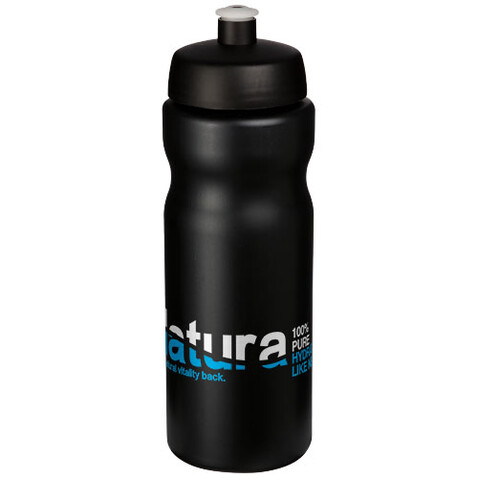 Baseline® Plus 650 ml Sportflasche, schwarz bedrucken, Art.-Nr. 21068411