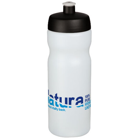 Baseline® Plus 650 ml Sportflasche, transparent, schwarz bedrucken, Art.-Nr. 21068415 Baseline® Plus 650 ml Sportflasche, transparent, schwarz bedrucken, Art.-Nr. 21068415