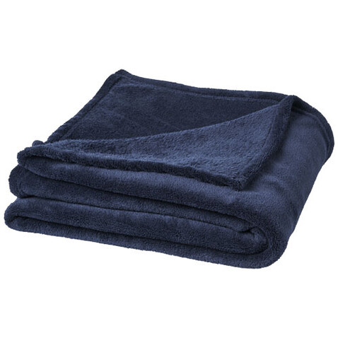 Bay Plaid-Decke aus extraweichem Coral-Fleece, dunkelblau bedrucken, Art.-Nr. 11281003 Bay Plaid-Decke aus extraweichem Coral-Fleece, dunkelblau bedrucken, Art.-Nr. 11281003