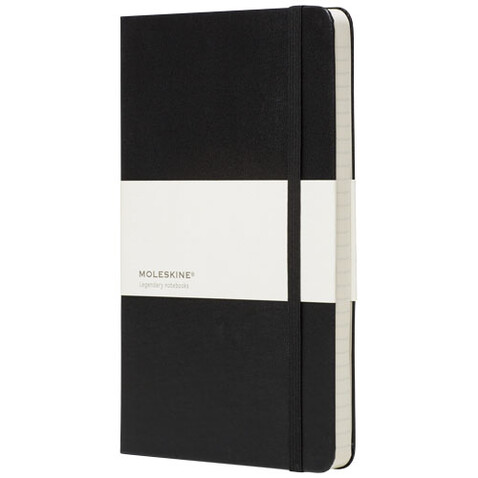 Moleskine Classic Hardcover Notizbuch L – liniert, schwarz bedrucken, Art.-Nr. 10715100