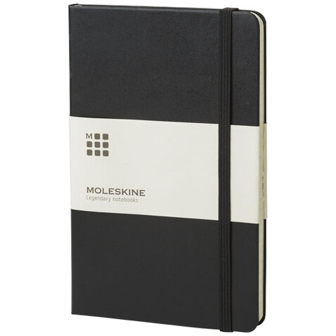 Moleskine Classic Hardcover Notizbuch L – liniert, schwarz bedrucken, Art.-Nr. 10715100