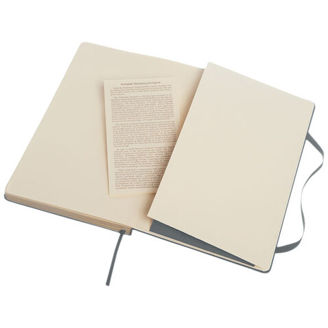 Moleskine Classic Hardcover Notizbuch L – liniert, schiefergrau bedrucken, Art.-Nr. 10715102