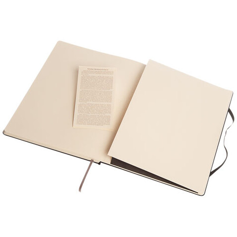 Moleskine Classic Hardcover Notizbuch XL – liniert, schwarz bedrucken, Art.-Nr. 10715200