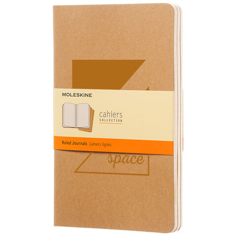 Moleskine Cahier Journal L – liniert, Kraftpapier bedrucken, Art.-Nr. 10715825