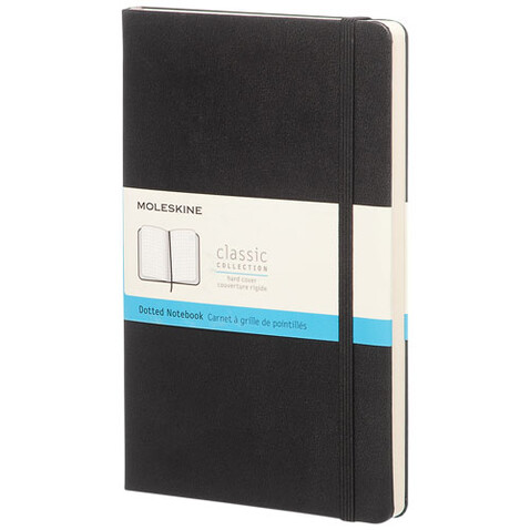 Moleskine Classic Hardcover Notizbuch L – gepunktet, schwarz bedrucken, Art.-Nr. 10717700