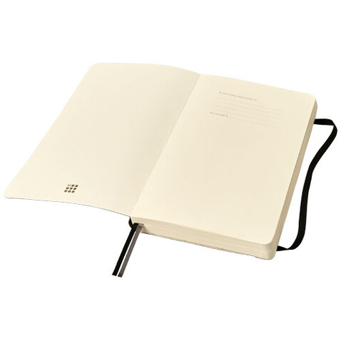 Moleskine Classic Expanded Softcover Notizbuch L – liniert, schwarz bedrucken, Art.-Nr. 10737600