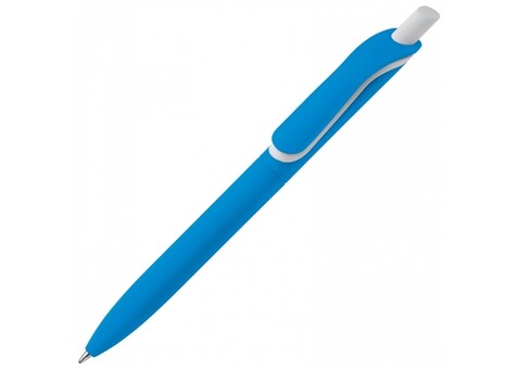 Kugelschreiber Click-Shadow Soft-Touch Hergestellt in Deutschland - Blau bedrucken, Art.-Nr. LT80120-N0011