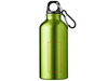 Oregon 400 ml Trinkflasche mit Karabiner, apfelgrün bedrucken, Art.-Nr. 10000200