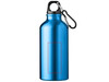 Oregon 400 ml Trinkflasche mit Karabiner, blau bedrucken, Art.-Nr. 10000204