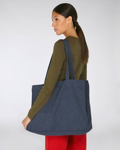 Shopping Bag - Shopper aus Stoff - Midnight Blue - OS bedrucken, Art.-Nr. STAU762C591OS