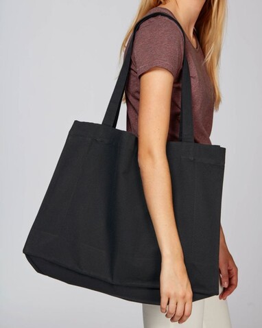 Shopping Bag - Shopper aus Stoff - Black - OS bedrucken, Art.-Nr. STAU762C002OS