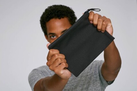 Pencil Case - Federmappe aus Stoff - Black - OS bedrucken, Art.-Nr. STAU764C002OS