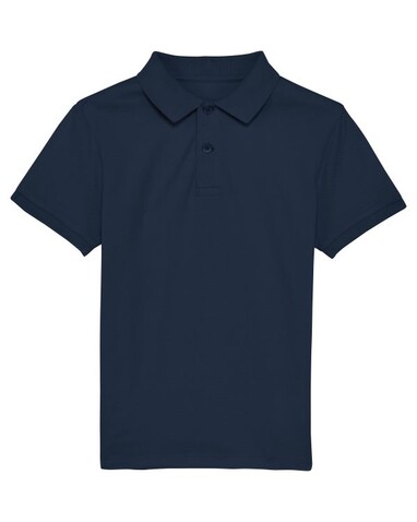 Mini Sprinter - Das Iconic Kinder-Polo - French Navy - 3-4/98-104cm bedrucken, Art.-Nr. STPK908C72703