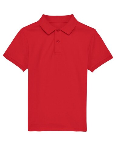 Mini Sprinter - Das Iconic Kinder-Polo - Red - 7-8/122-128cm bedrucken, Art.-Nr. STPK908C00407