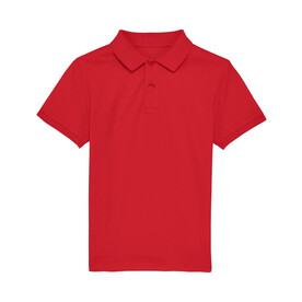 Mini Sprinter - Iconic Kinder Poloshirt - Red - 12-13/152-158cm bedrucken, Art.-Nr. STPK908C00412