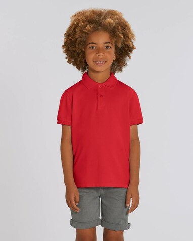 Mini Sprinter - Das Iconic Kinder-Polo - Red - 12-13/152-158cm bedrucken, Art.-Nr. STPK908C00412