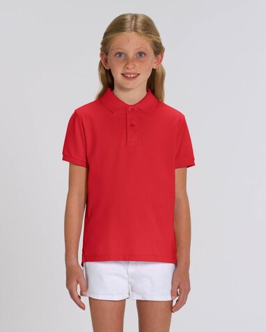 Mini Sprinter - Das Iconic Kinder-Polo - Red - 9-11/134-146cm bedrucken, Art.-Nr. STPK908C00409