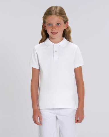 Mini Sprinter - Das Iconic Kinder-Polo - White - 12-13/152-158cm bedrucken, Art.-Nr. STPK908C00112
