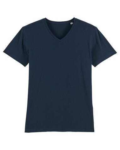 Stanley Presenter - Herren T-Shirt mit V-Ausschnitt - French Navy - XXL bedrucken, Art.-Nr. STTM562C7272X