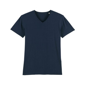 Stanley Presenter - Herren T-Shirt mit V-Ausschnitt - French Navy - XXL bedrucken, Art.-Nr. STTM562C7272X