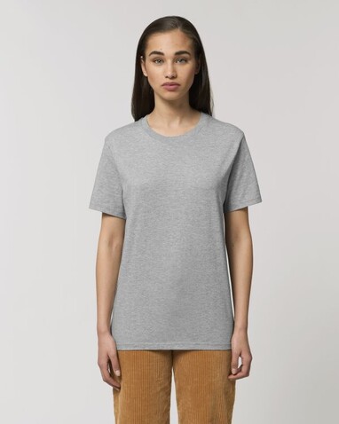 Rocker - Das rundgestrickte Unisex-T-Shirt - Heather Grey - XL bedrucken, Art.-Nr. STTU758C2501X