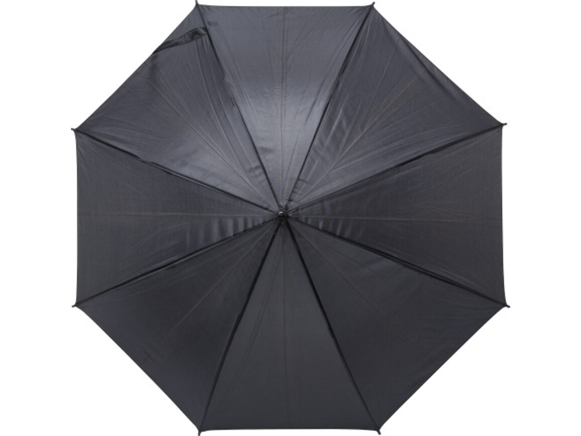 Automatik-Regenschirm 'Harrie' aus Polyester – Schwarz bedrucken, Art.-Nr. 001999999_9126