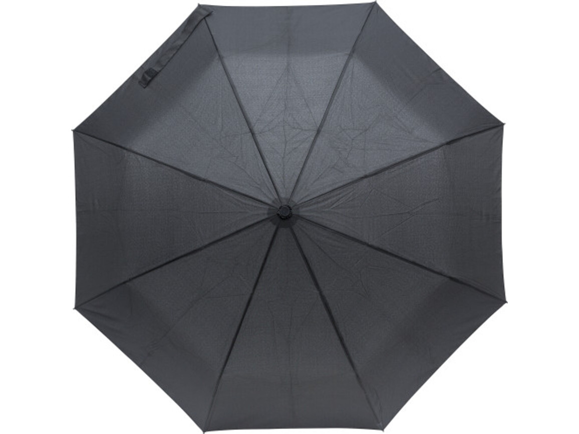 RegenschirmIn The Rain' aus Pongee-Seide Amisha – Schwarz bedrucken, Art.-Nr. 001999999_9249