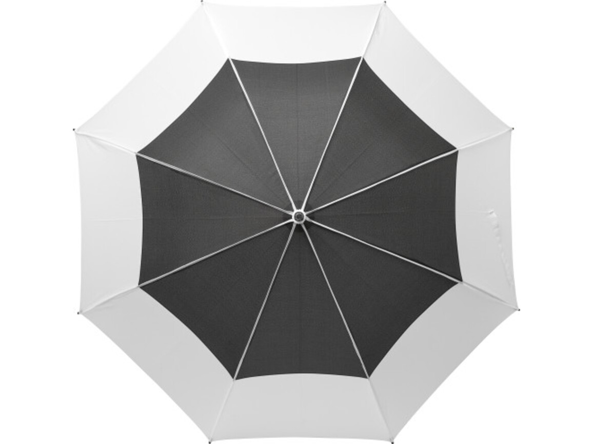 Regenschirmaus Pongee-Seide Martha – Weiß bedrucken, Art.-Nr. 002999999_9254