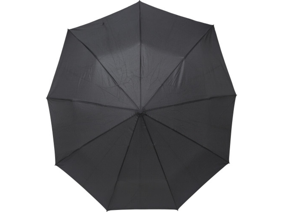 Regenschirm 'Lee' aus Pongee-Seide – Schwarz bedrucken, Art.-Nr. 001999999_9256