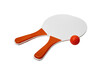 Bounce Strandspiel-Set, orange, weiss bedrucken, Art.-Nr. 10070208