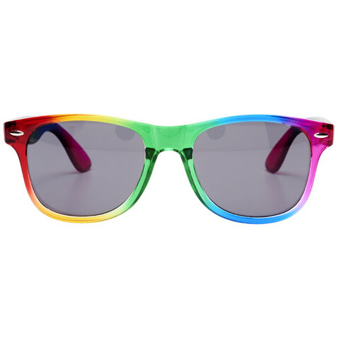 Sun Ray Regenbogen-Sonnenbrille, regenbogenfarben bedrucken, Art.-Nr. 10100400