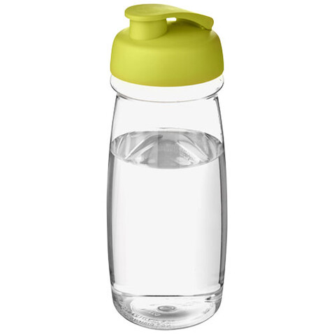 H2O Active® Pulse 600 ml Sportflasche mit Klappdeckel, transparent, limone bedrucken, Art.-Nr. 21005419 H2O Active® Pulse 600 ml Sportflasche mit Klappdeckel, transparent, limone bedrucken, Art.-Nr. 21005419