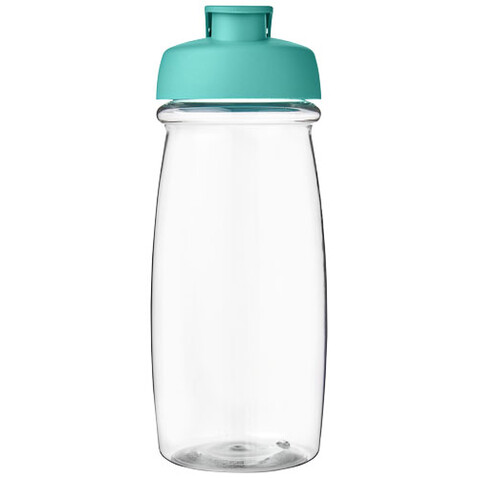 H2O Active® Pulse 600 ml Sportflasche mit Klappdeckel, transparent, aquablau bedrucken, Art.-Nr. 21005420 H2O Active® Pulse 600 ml Sportflasche mit Klappdeckel, transparent, aquablau bedrucken, Art.-Nr. 21005420