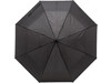 Regenschirm 'Lauren' aus Pongee-Seide – Schwarz bedrucken, Art.-Nr. 001999999_9258