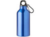 Oregon 400 ml Trinkflasche mit Karabiner, blau bedrucken, Art.-Nr. 10000204