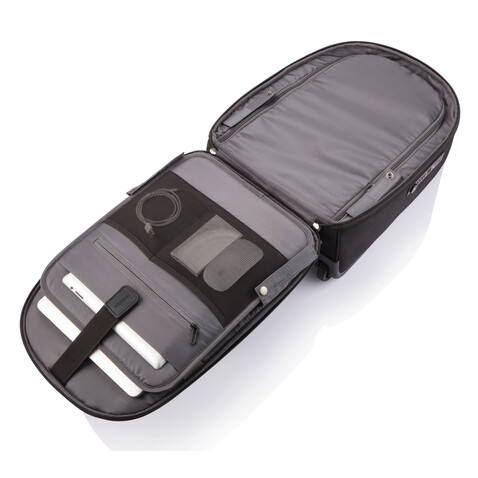Bobby Rucksack Trolley anthrazit, grau bedrucken, Art.-Nr. P705.771