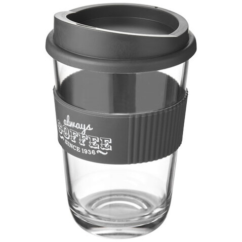 Americano® Cortado 300 ml Becher mit Griff, grau bedrucken, Art.-Nr. 21009012 Americano® Cortado 300 ml Becher mit Griff, grau bedrucken, Art.-Nr. 21009012