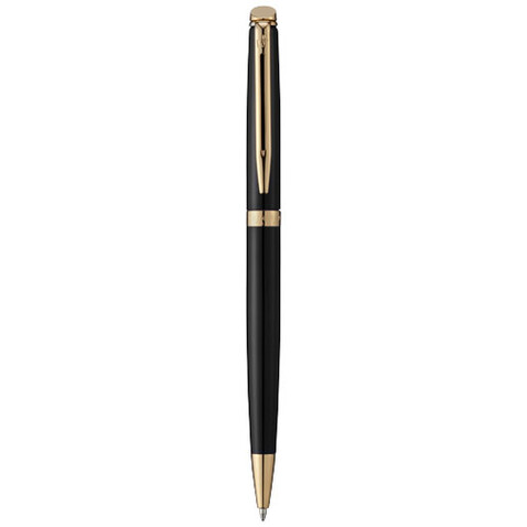 Waterman Hémisphère Kugelschreiber, schwarz, gold bedrucken, Art.-Nr. 10651100