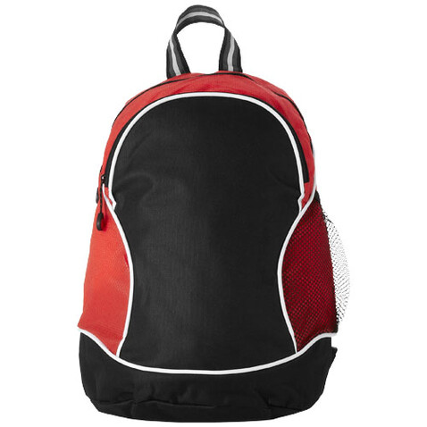 Boomerang Rucksack 22L, rot, schwarz bedrucken, Art.-Nr. 11951002