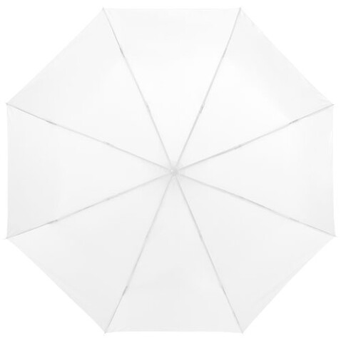 Ida 21,5&quot; Kompaktregenschirm, weiss bedrucken, Art.-Nr. 10905203
