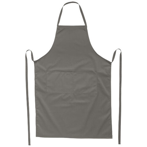 Viera 240 g/m² Schürze, grau bedrucken, Art.-Nr. 11205390