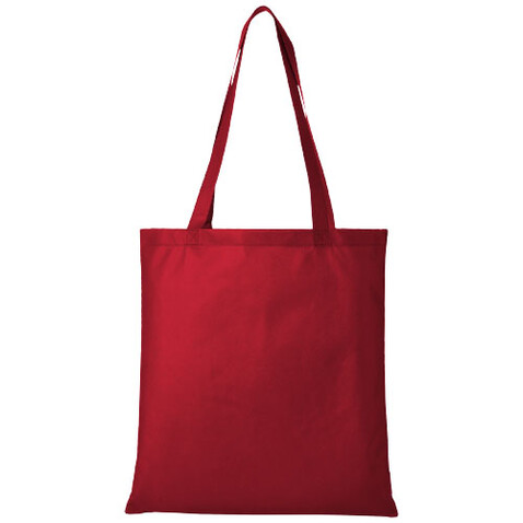 Zeus Non Woven große Tragetasche 6L, rot bedrucken, Art.-Nr. 11941202 Zeus Non Woven große Tragetasche 6L, rot bedrucken, Art.-Nr. 11941202